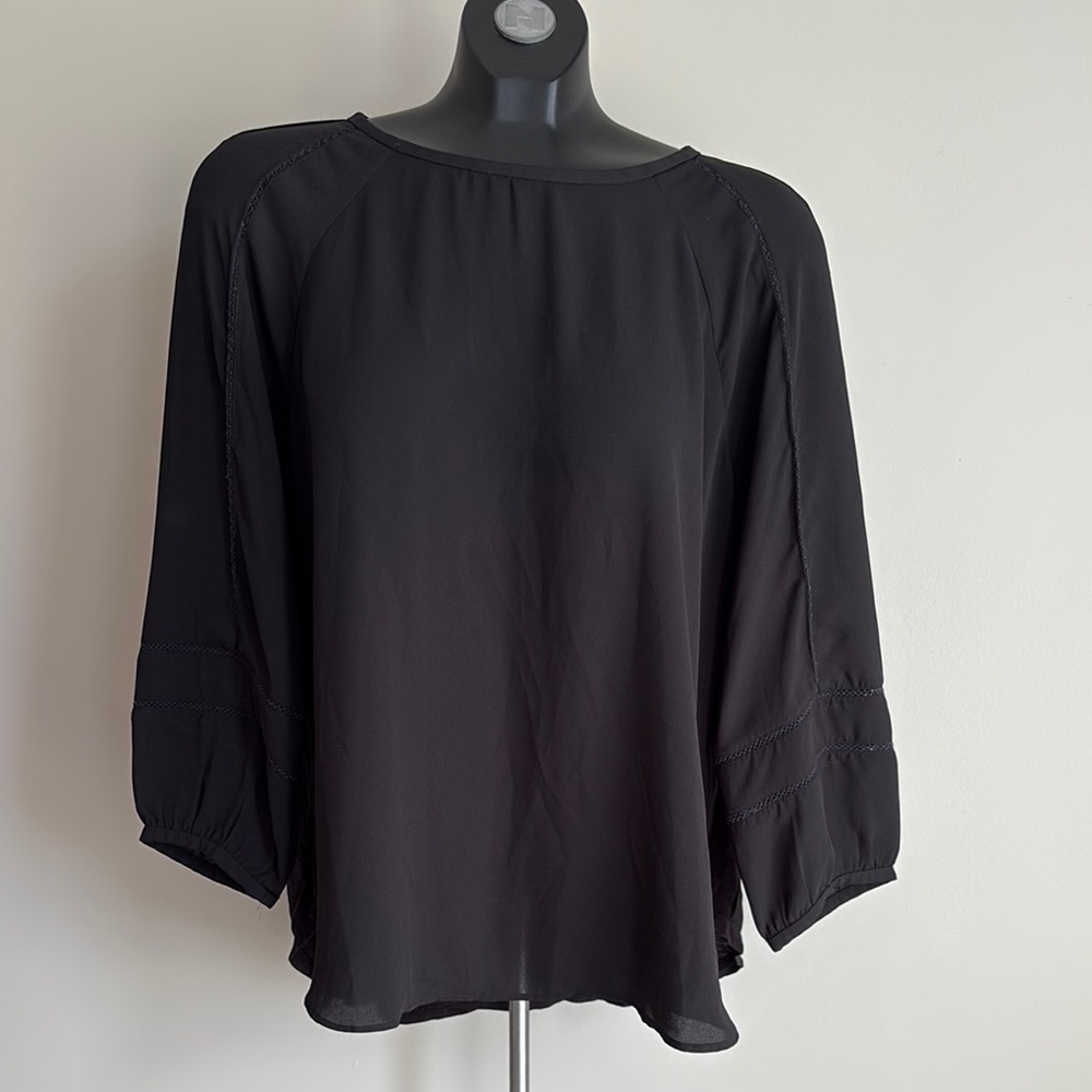 LOFT Classic Black Blouse